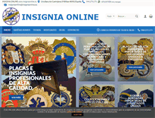 Tablet Screenshot of insigniaonline.es